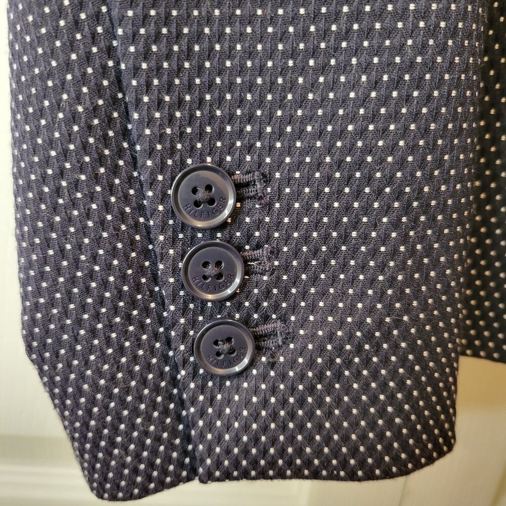 TOMMY HILFIGER SUIT Fitted Single-breasted Blazer w/ Matching Pants Sz 10 - Picture 10 of 16